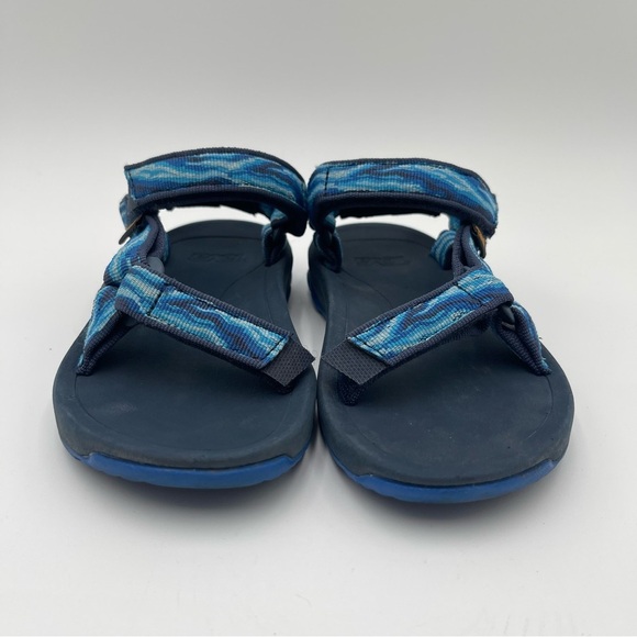 Teva Kid's 11 Hurricane XLT 2 Sandal Delmar Sea Blue Wave 1019390Y Waterproof - Picture 6 of 12